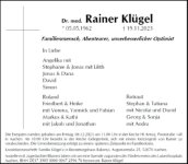 eine Anzeige